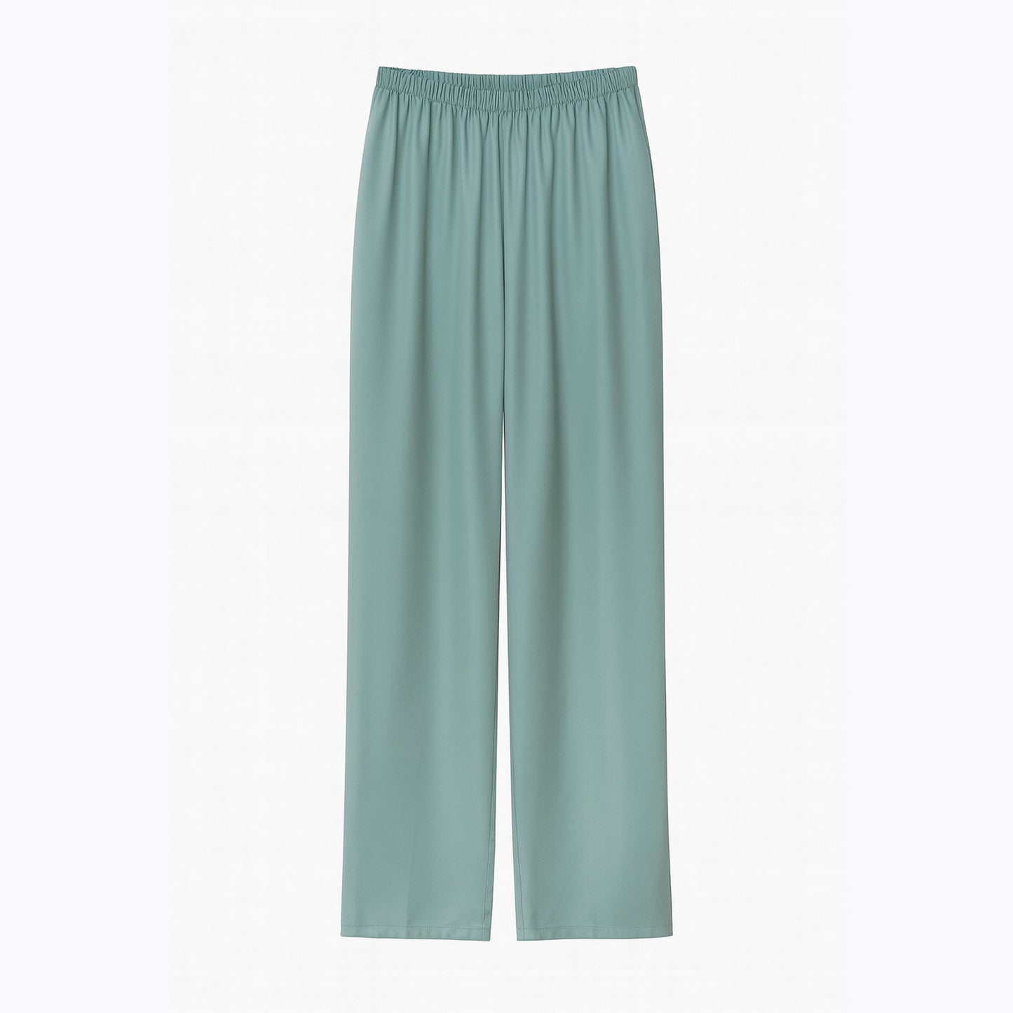 Lange Pyjamahose Damen aus Bambus Lyocell Salbei