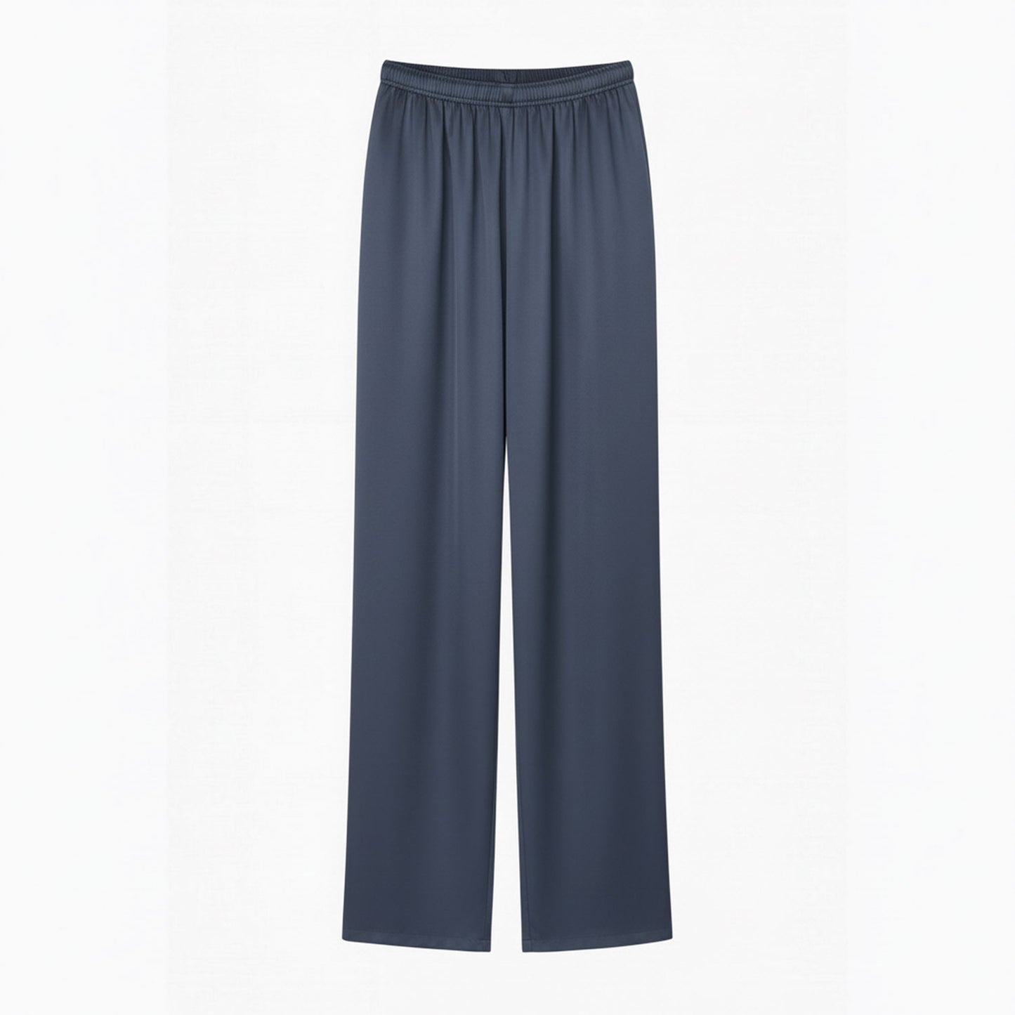 Lange Pyjamahose Damen aus Bambus Lyocell Dunkelblau