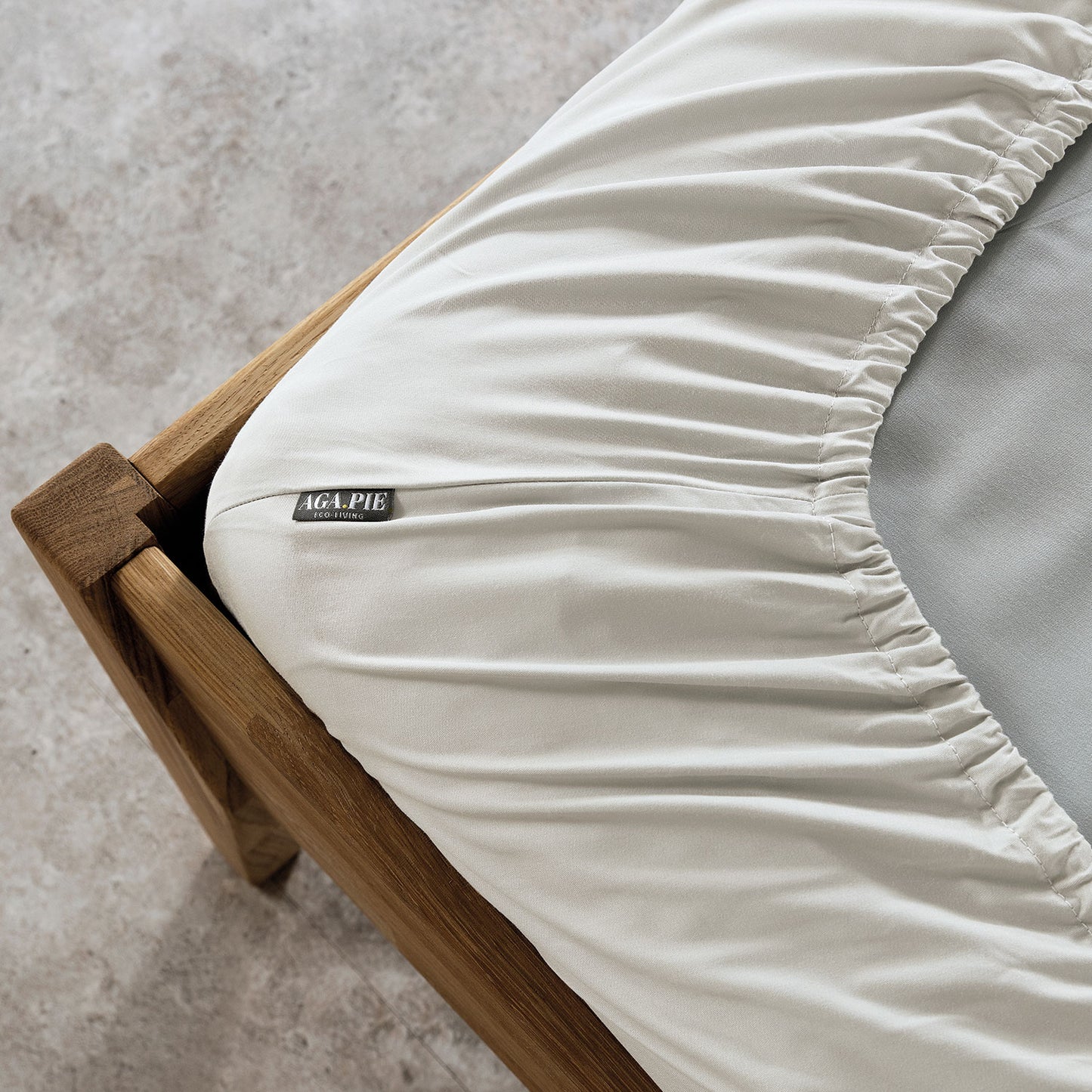 Bambus Lyocell Spannbettlaken Creme 160x200