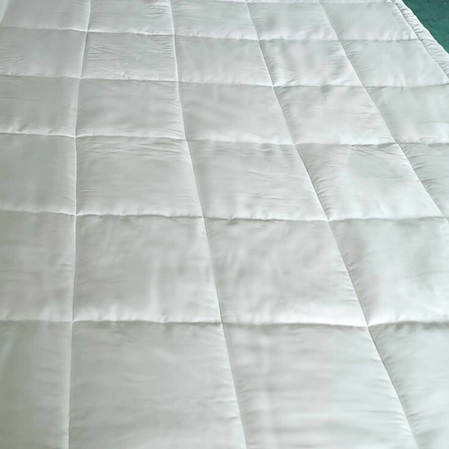 Bambus Lyocell Ganzjahresbettdecke Creme-Weiß 135x200