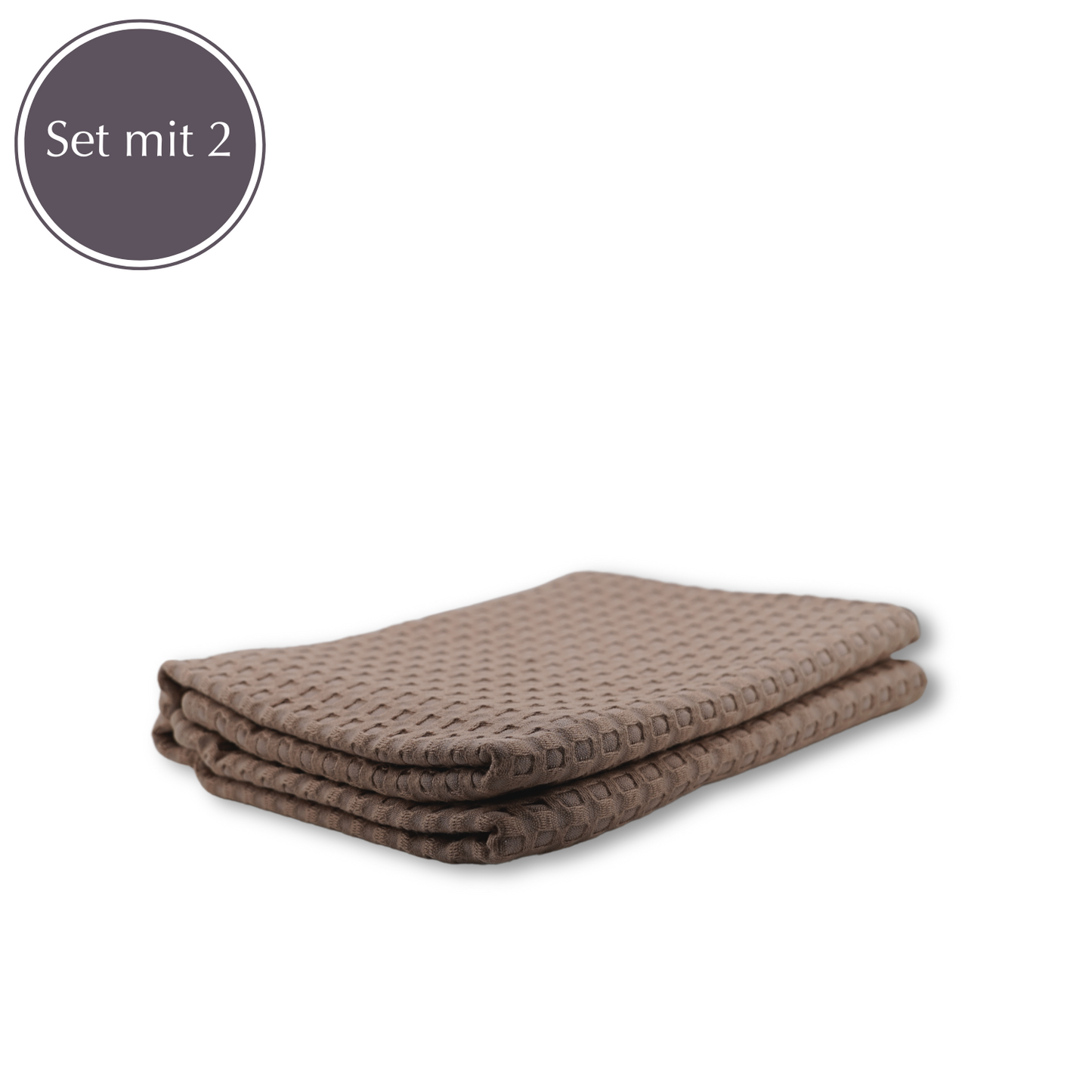 Bambus Lyocell Badetuch mit Bio-Baumwolle Beige 70x140 - 2 Stk