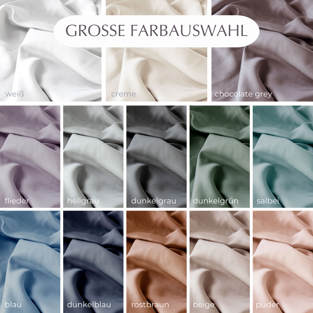 Bambus Lyocell Bettwäsche-Set Dunkelblau 155x220 / 80x40