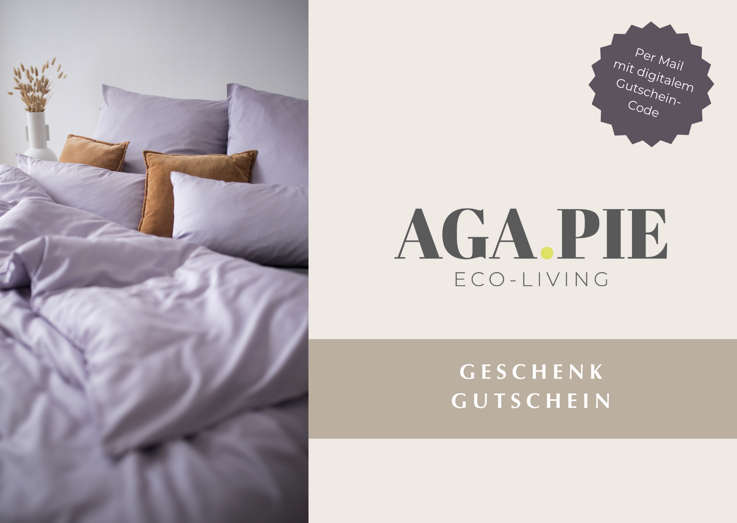 AGA.PIE Geschenk-Gutschein