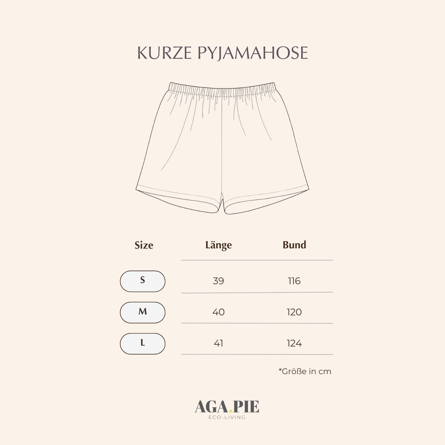 Pyjama-Shorts Damen aus Bambus Lyocell Dunkelblau