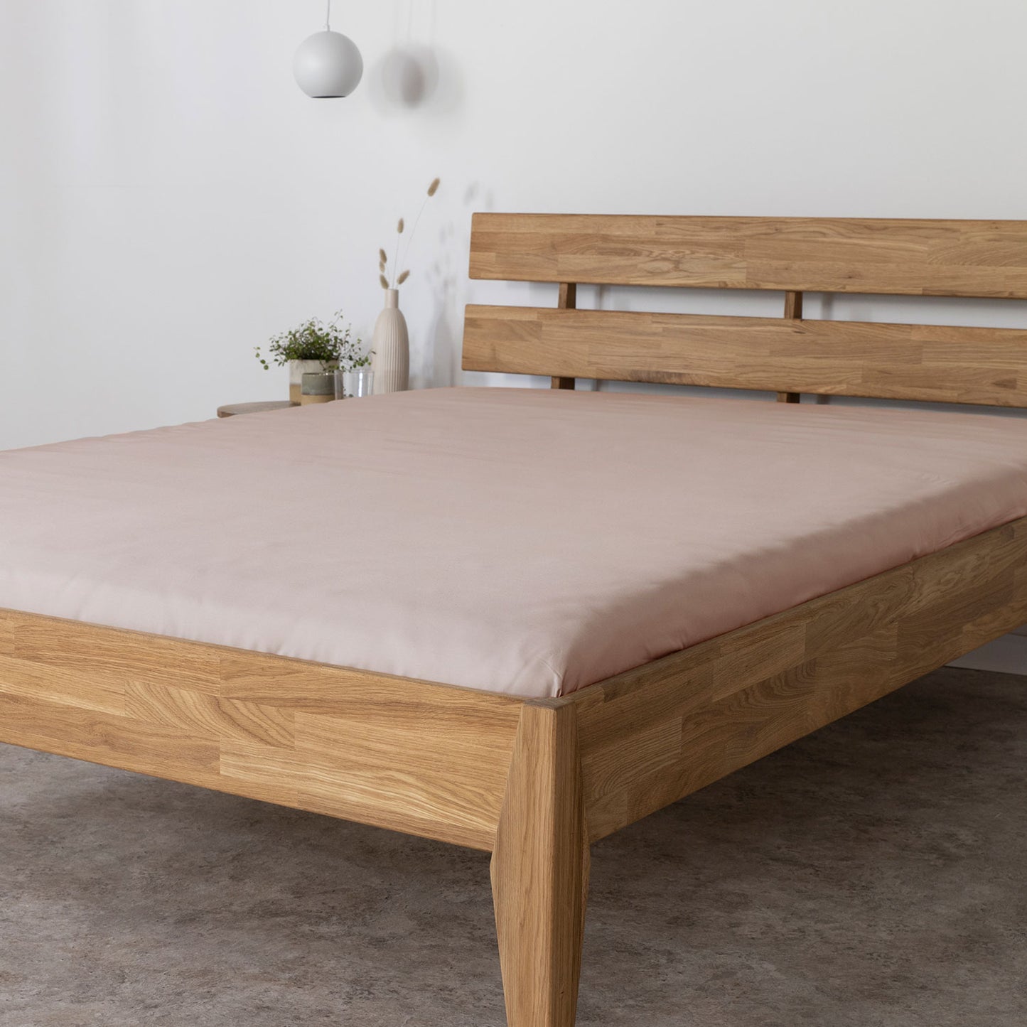 Bambus Lyocell Spannbettlaken Beige 160x200