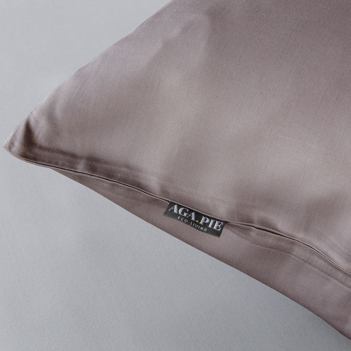 Bambus Lyocell Kopfkissenbezug Chocolate Grey 50x30