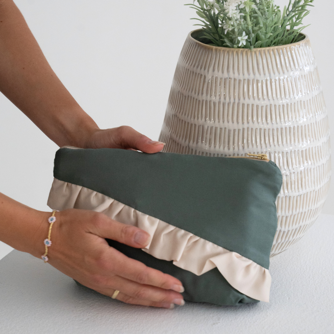 Bambus Lyocell Kosmetiktasche Creme