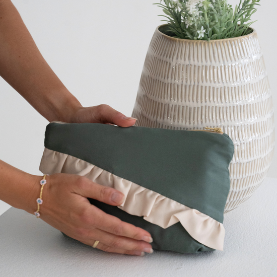 Bambus Lyocell Kosmetiktasche Creme